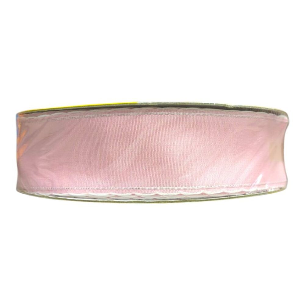 Member's Mark Wired Edge Premium Spring Ribbon, 1.5in Wide x 50yds - Pink